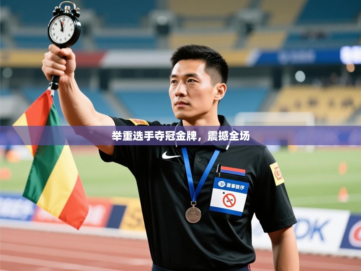 举重选手夺冠金牌，震撼全场
