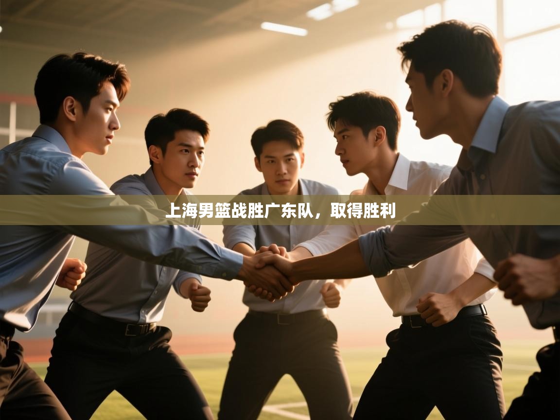 上海男篮战胜广东队，取得胜利  第1张