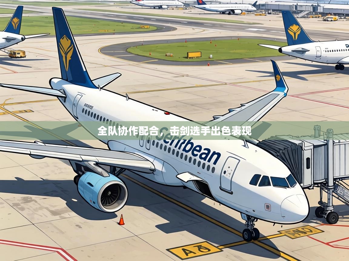 全队协作配合，击剑选手出色表现  第1张